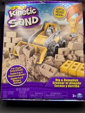 Kinetic Sand Dig  Demolish Truck Playset With 1lb Kinetic Sand For Kids 3 