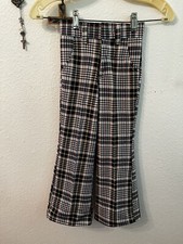 Vintage Farah Plaid Pants Youth Size 5 Slim NWT
