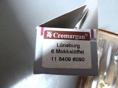 NEU* WMF Lüneburg* zeitlos* Cromargan* 6 Mokkalöffel* ca. 11 cm* Orginalverpackt