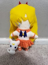 Sailor Moon Sailor Venus Inspired Doll Plush Chibi Kawaii Cute