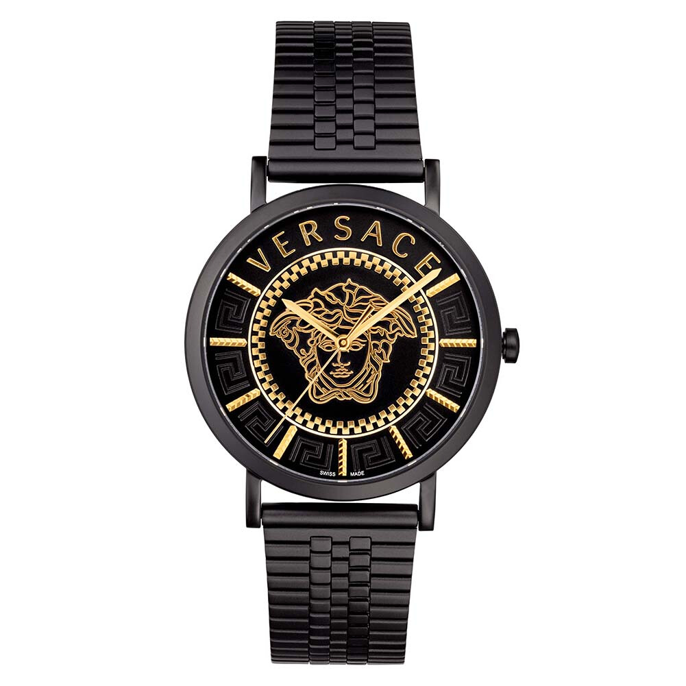 Versace VEJ400621 Mens V Essential Stainless Steel Watch