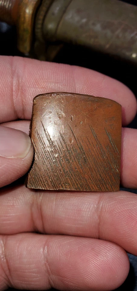 Espada de oficial del ejército japonés original de la Segunda Guerra Mundial Habaki #7 Foto 3 de 4