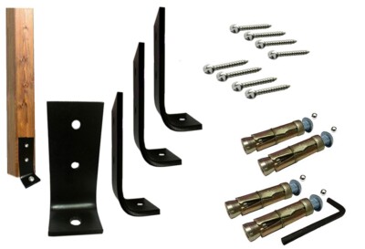 4 Stück Schuppen Gartenbank Gedenkstuhl Sitz Sicherheit Klammern Bodenanker S/H