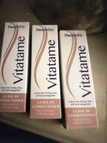 3 X Hair Conditioner Like Vitapointe Leave in Revitalise Add Shine Healthy Hair - Picture 4 of 5
