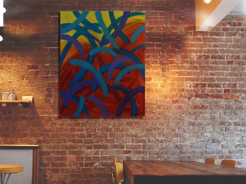 Mark Little original,painting,60”x48”Acrylic,Abstract,48,36,extra Large,Giant,XL - Picture 6 of 12