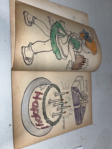 Vintage 1961 The Champ to Color Coloring Book Merrill USA - Picture 6 of 8