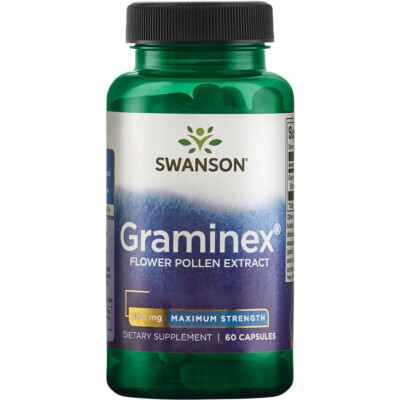 Swanson, Graminex, Flower Pollen Extract, 500mg, 60 Kapseln - Blitzversand