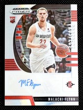 2020-21 Panini Prizm Malachi Flynn Auto Silver Prizm Prospect Autographs Draft