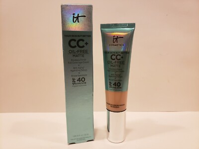 It Cosmetics~Your Skin But Better CC+ Oil-Free Matte w/ SPF40~Medium~1.08oz