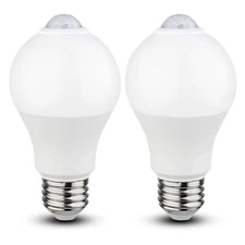 Led Motion Sensor Light Bulbs Pir Infrared Motion Activated Led Light Bulb 5000k