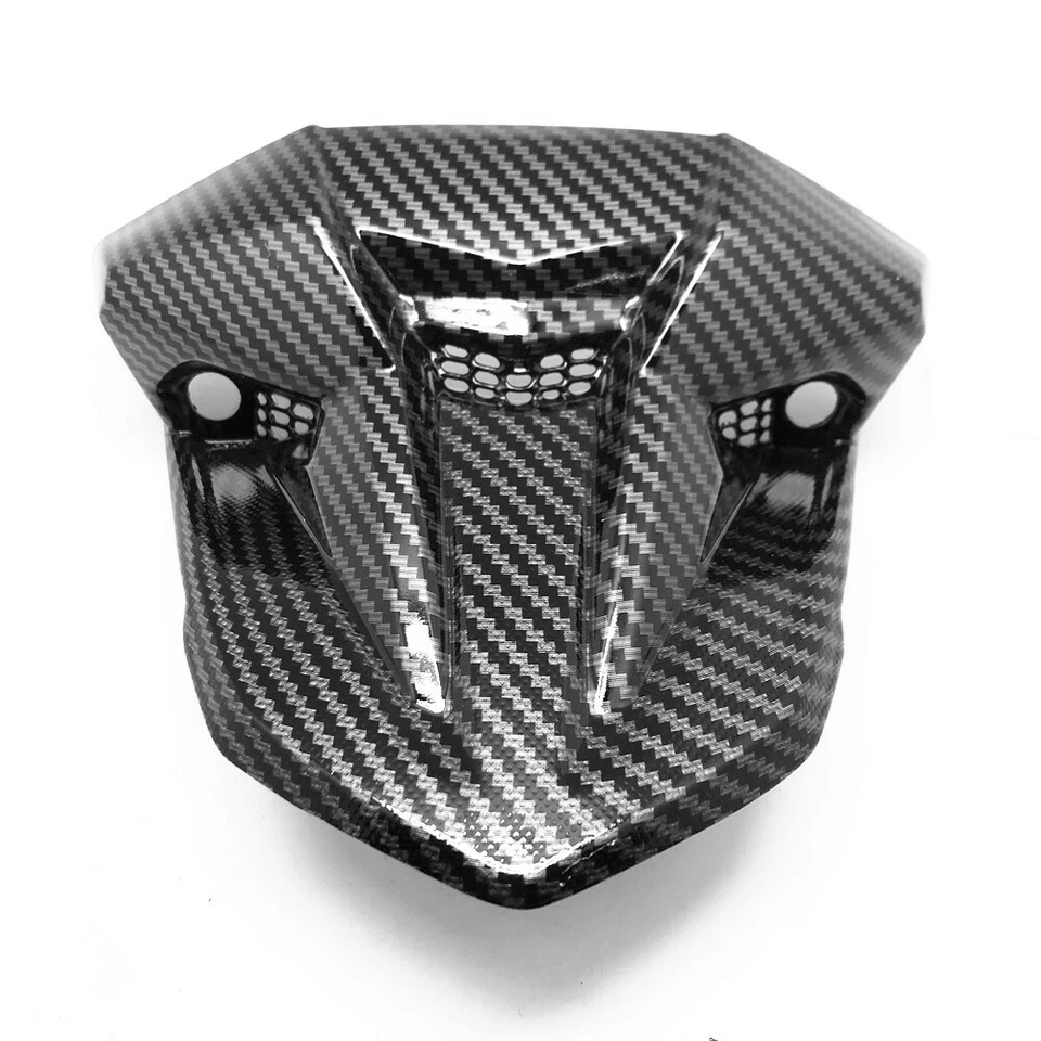 Juego de 3 piezas de cubierta de carenado de luz delantera de fibra de carbono para HONDA CB500F 2016-2018 Foto 3 de 4