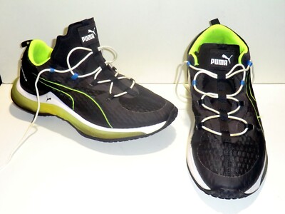 Puma LQDCELL Hydra Black Yellow Size 42 1/2 Training 193066-01