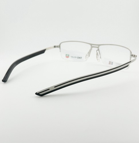 Authentic Tag Heuer Eyeglass Line Half-Rim TH 3823 Frame France Eyewear 57mm - Picture 7 of 24
