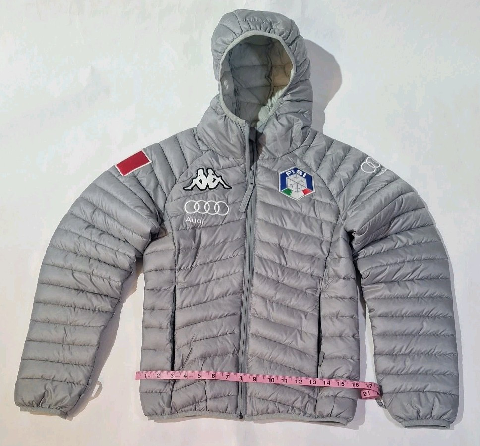 Kappa Italy Ski Team Puffer Jacket Audi FISI Women's Size X