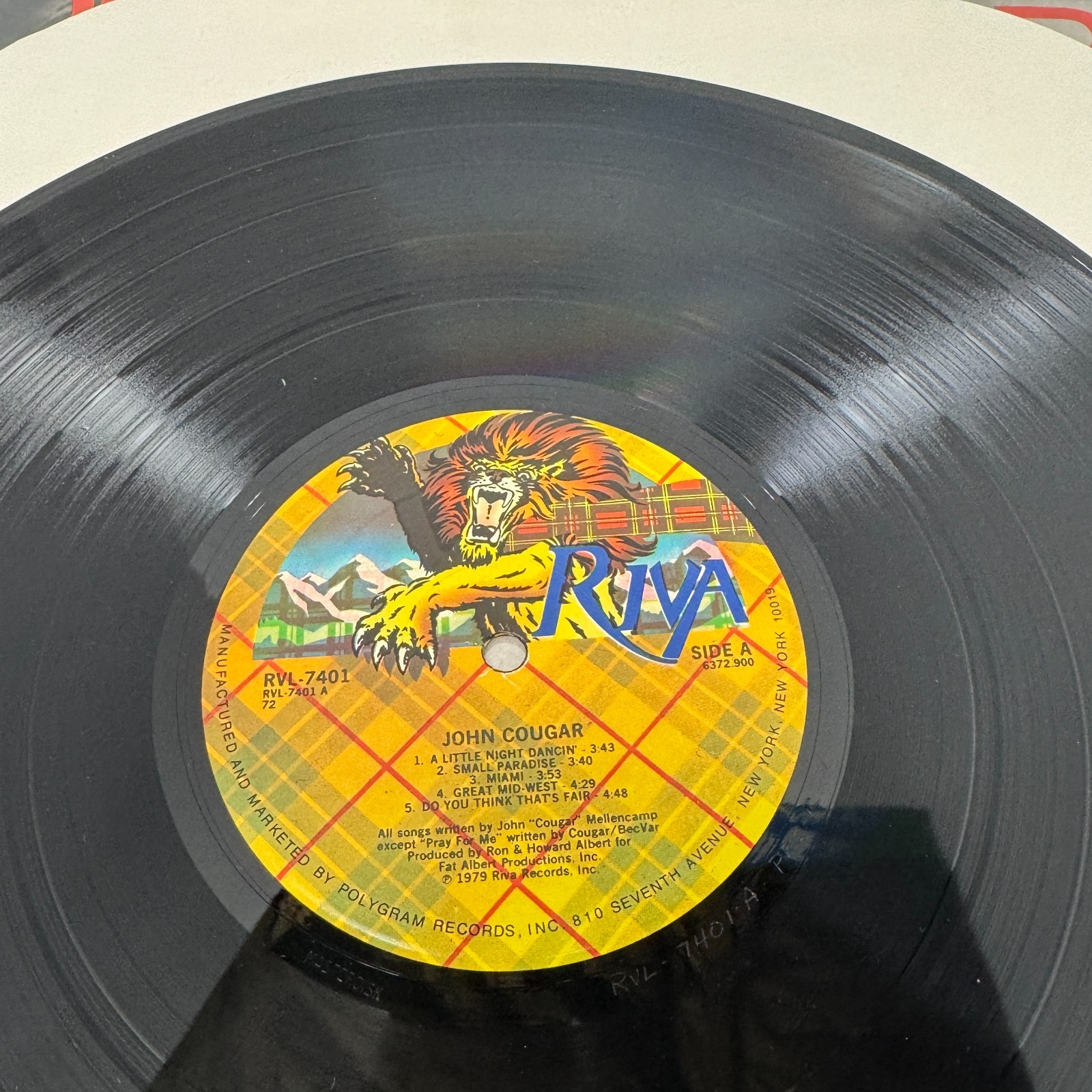 John Cougar Mellencamp, 3 Vinyl Record Lot, Self titled, American Fool, Uh-Huh thumbnail 4