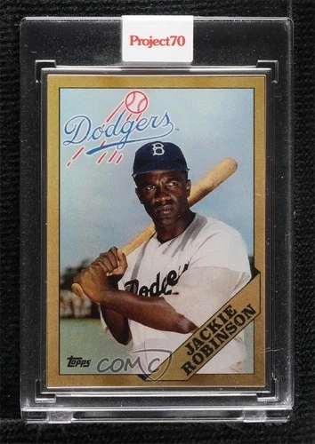 2021 Project 70 Artist Proof Silver Frame /51 Jackie Robinson Infinite Archives