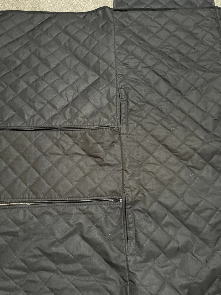 Black Quilted Waterproof Seat Cover Dogs,Children Packages Total Protection - Image 3 of 4
