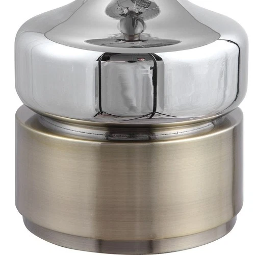 UTTERMOST 28337-1 COMO CHROME PLATED GLASS MID-CENTURY MODERN TABLE LAMP - Picture 4 of 6