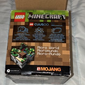 LEGO Minecraft Micro World 21102 Complete Set 480 Pieces Steve Creeper