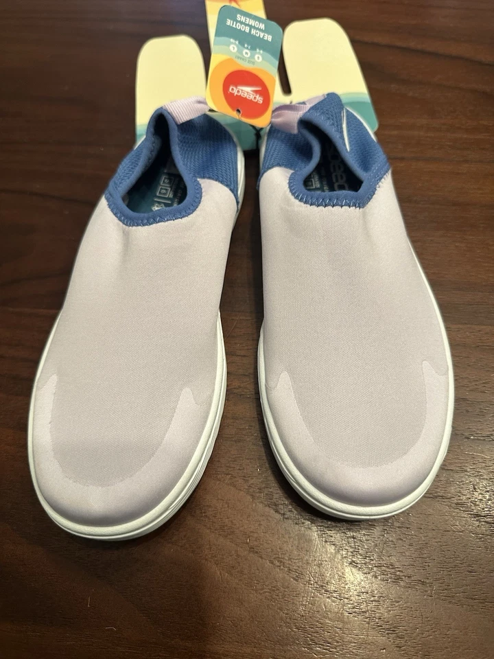 Bota Speedo Splash And Sun Feminina Tamanho Pequeno P (5-6) Sapatos Aquáticos Lilás Claro - Imagem 2 de 4