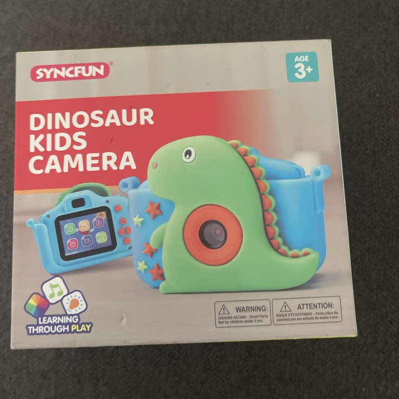 SyncFun Digital Dinosaur Kids Camera for Ages 3 And Up