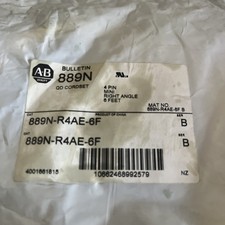 NOS Allen Bradley QD CORDSET 4 Pin Right Angle 889D-R4AE-6F Series B
