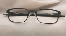 Oakley Eyeglasses Frame Steel Plate OX3222-0454 Powder Pewter Retangle 54-18-141