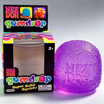 Authentic Nee Doh Gumdrop Super Solid Squish Needoh Gum Drop RARE