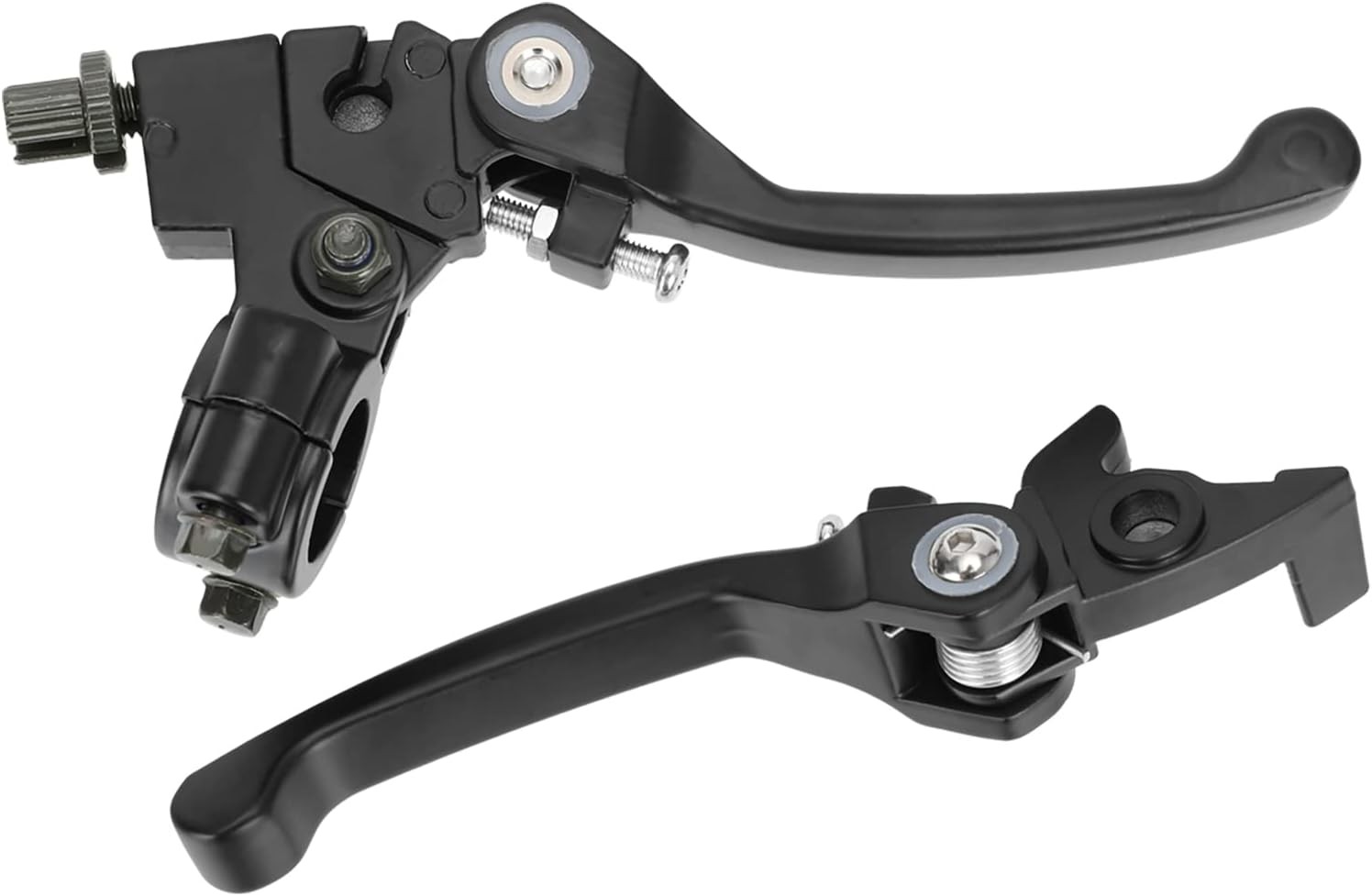 YOXUFA Folding Clutch Brake Lever Perch with Cable for 110cc Black 