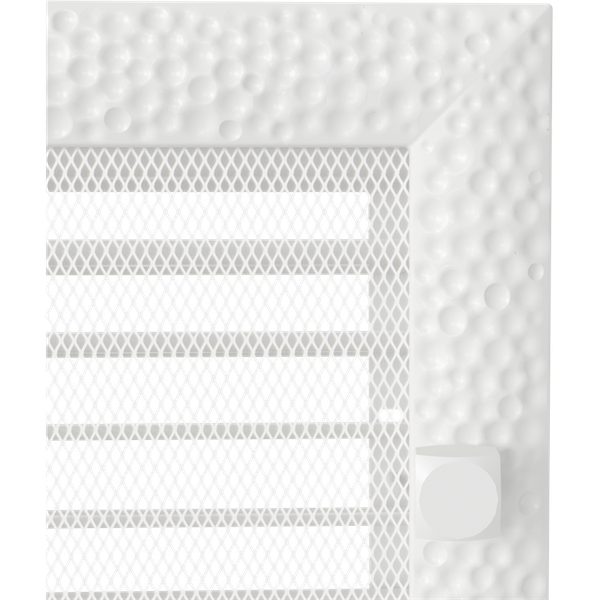 Kratki LüFtungsgitter Venus 22X30 Weiß Jalousie-image