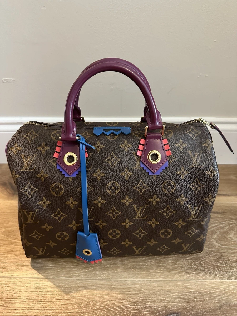 Louis Vuitton Leather Exterior Purple Bags & Handbags for Women