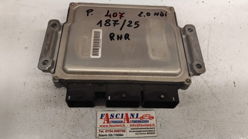 9665465580 centralina per PEUGEOT 407 SW 2.0 HDI hw96633548180 - Foto 2 di 3