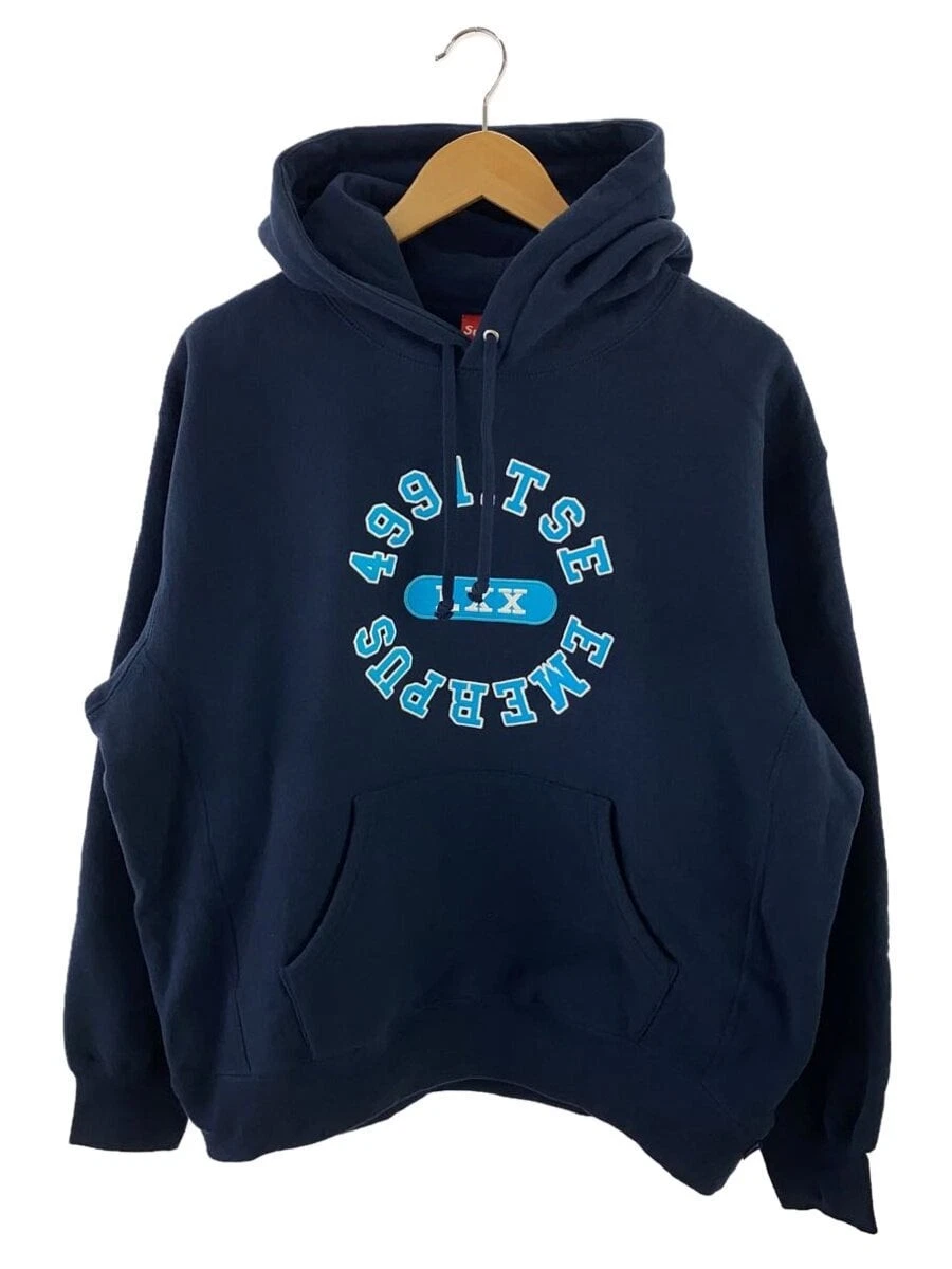 Sweat à capuche Supreme bleu marine M occasion