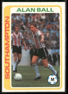 1979 Topps Football UK Alan Ball Southampton #210