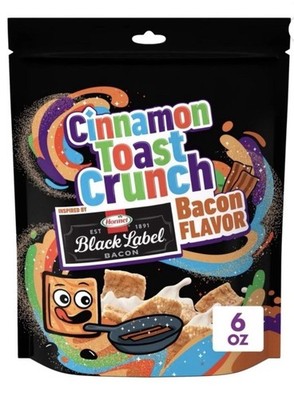 Cinnamon Toast Crunch Bacon Flavor Cereal 6oz Limited Edition 2025 New Sealed
