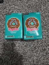 Lot Of 2 12ct Keurig Donut Shop Regular Medium Roast Pods Exp 4/26 5/26