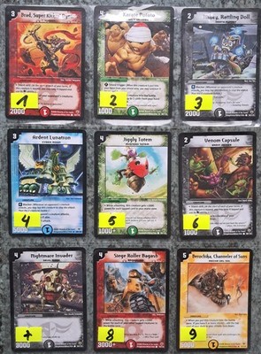 10 Karten Duel Masters DM-10 nach Dein WAHL -Neu, Zustand 1A Bosterfrisch TOP