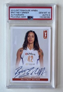 2013 Brittney Griner Rittenhouse Rookie Autograph - PSA 10, AUTO 9