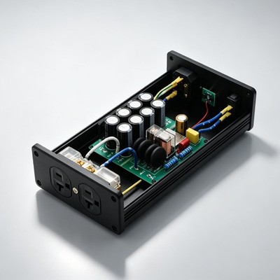 DC BLOCKER MAINS FILTER SOFT STARTER EMI WITH US STANDARD SOCKET FOR HIFI AUDIO