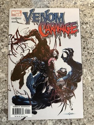 VENOM Vs. CARNAGE Complete Series #1-4 (2004)  - 1st App. of TOXIN! Marvel VF+