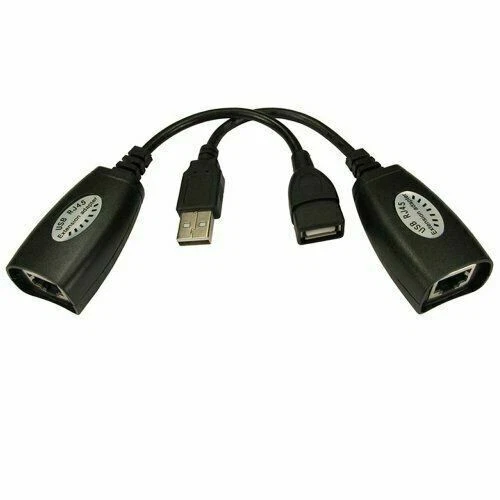 USB über LAN Long Distance Extender Booster Kabel Ethernet bis zu 150 Fuß [006821] - Bild 2 von 4