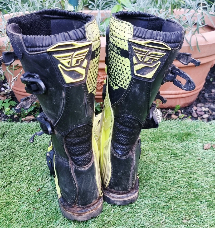 FLY RACING Maverick Motocross MX Motorcycle Boots UK 6 - Image 4 of 4