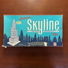 1950’s Vintage American Skyline Elgo Set No. 93 Plastic Construction Set Rare