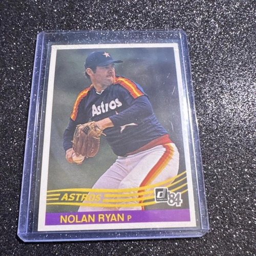 Donruss 1984 Nolan Ryan Houston Astros Baseball Card #60 MLB Vintage