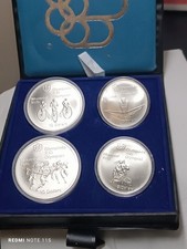 CANADA 1974 OLYMPICS 1976 $2/10 + $2/5 925 SILVER 145.8 GR ORIGINAL BOX SET