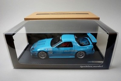 1/18 Ignition Model Mazda RX-7 FC3S RE Amemiya Light Blue IG1519
