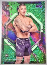 2024 Topps Finest UFC 🔥 Bruno Ferreira (RC) 💎 Green Shimmer Refractor #74/93