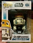 Funko Pop Star Wars: C1-10P Chopper #654 Vinyl Figure with Protector (Ahsoka)