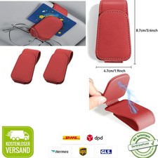 Brillenhalter Auto 2 Stück Magnetisch Sonnenbrillenhalter Visier Clips Vulkan...
