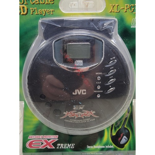 JVC Portable CD Player XL-PG39BK Anti-Shock Protection Hyper Bass New Sealed - Picture 5 of 6